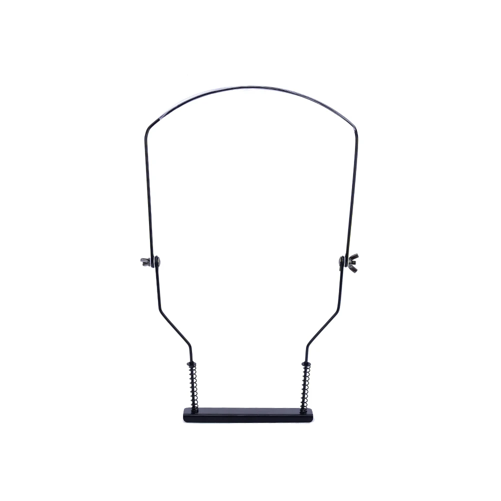 

IRIN New 10 Holes Black Beginner portable simple Harmonica Neck Holder Adjustable Mouth Organ Stand Harmonica Harp Rack Metal