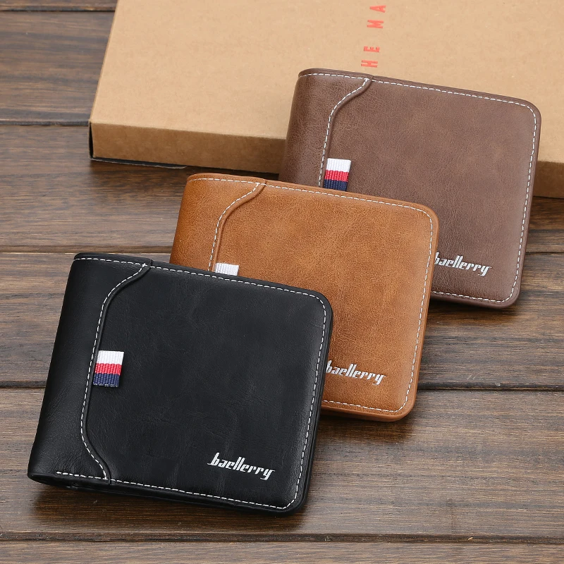 Baellerry 2019 новый деловой кошелек мужские кошельки 3 складки короткая сумка для