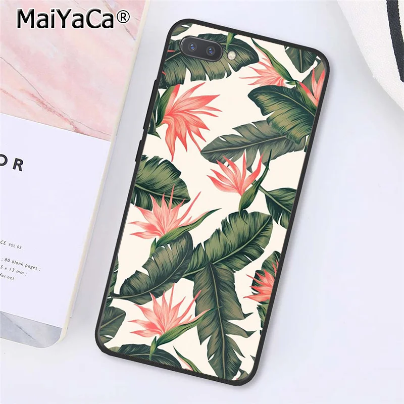 MaiYaCa чехол для телефона с рисунком листьев пальмы Huawei Honor 8X 9 10 20 Lite 7A 8A 5A 7C 10i 20i 9X play