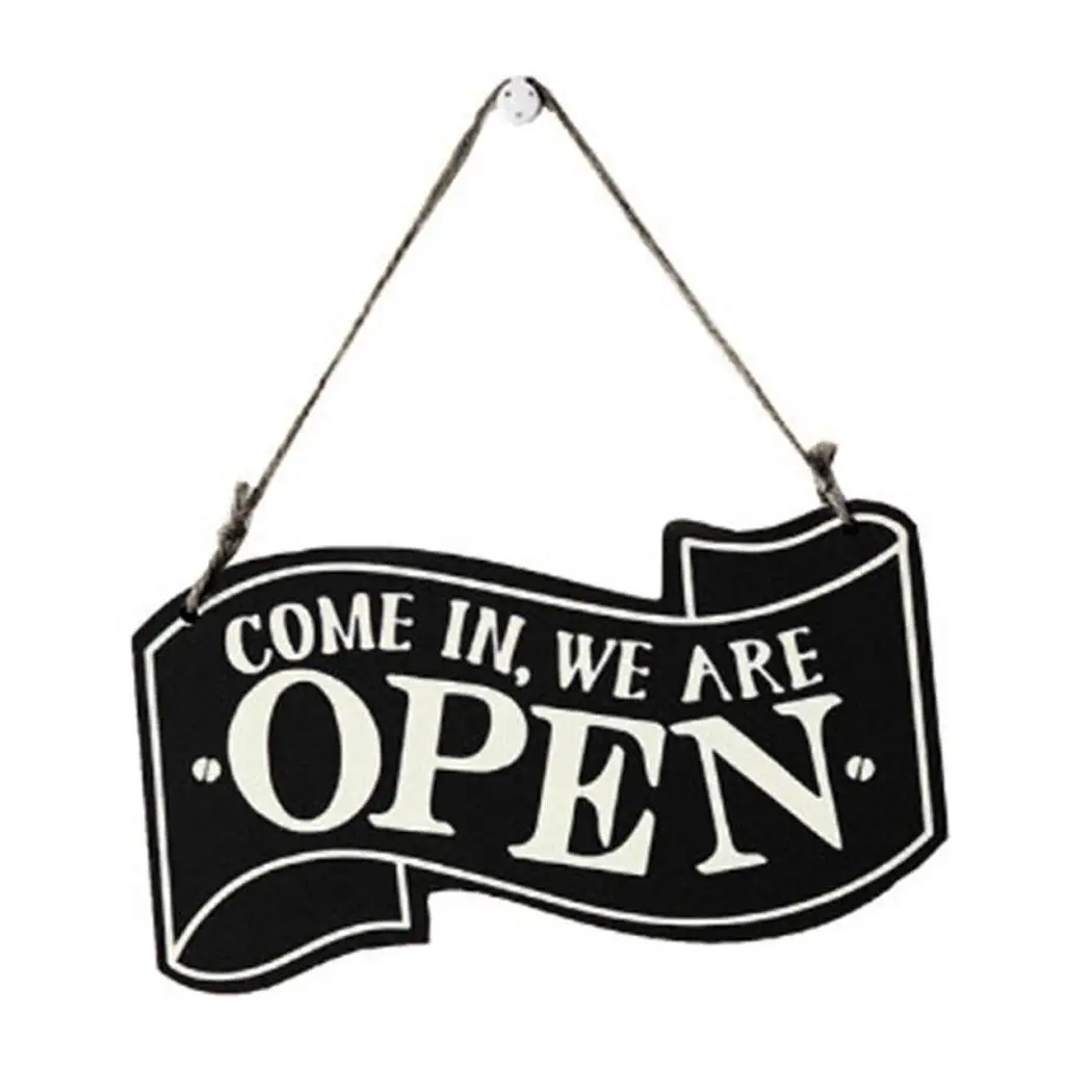 Винтажный стиль двухсторонняя деревянная подвесная доска бирка для дома