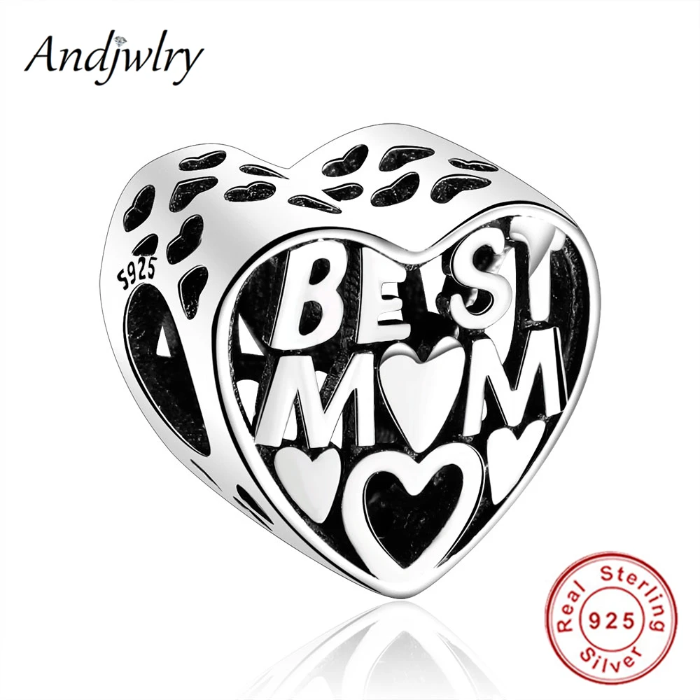 Подходит для оригинальных шармов браслетов серебряные бусины 925 пробы лучшие