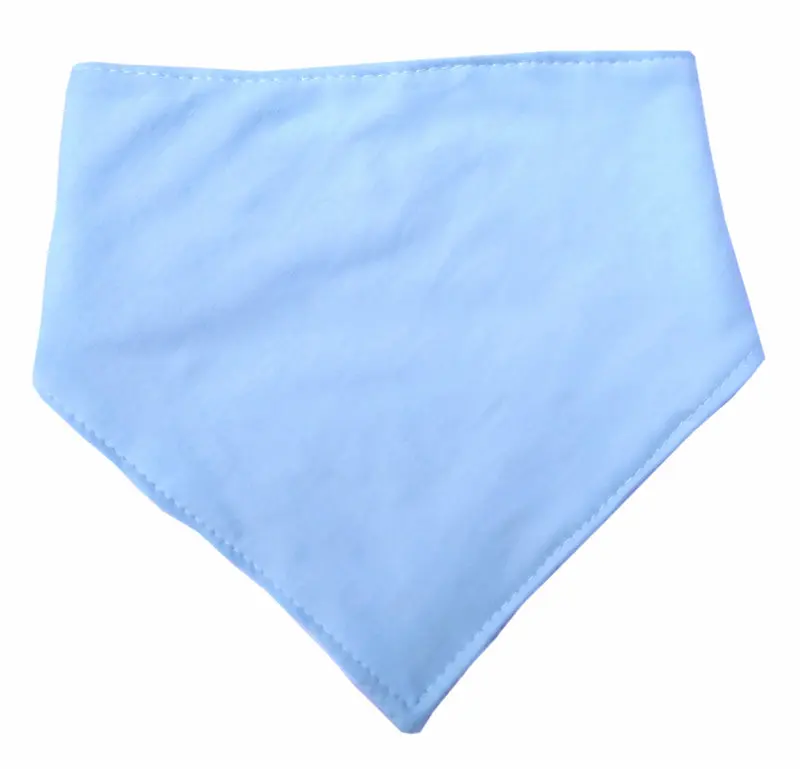 light blue Детская бандана BibDrool Bib, синий темно-синий в полоску Хикори, фиолетовый деним, шарф нагрудник, детский нагрудник, мальчик, девочка, супер мягкий хлопок - Цвет: light blue