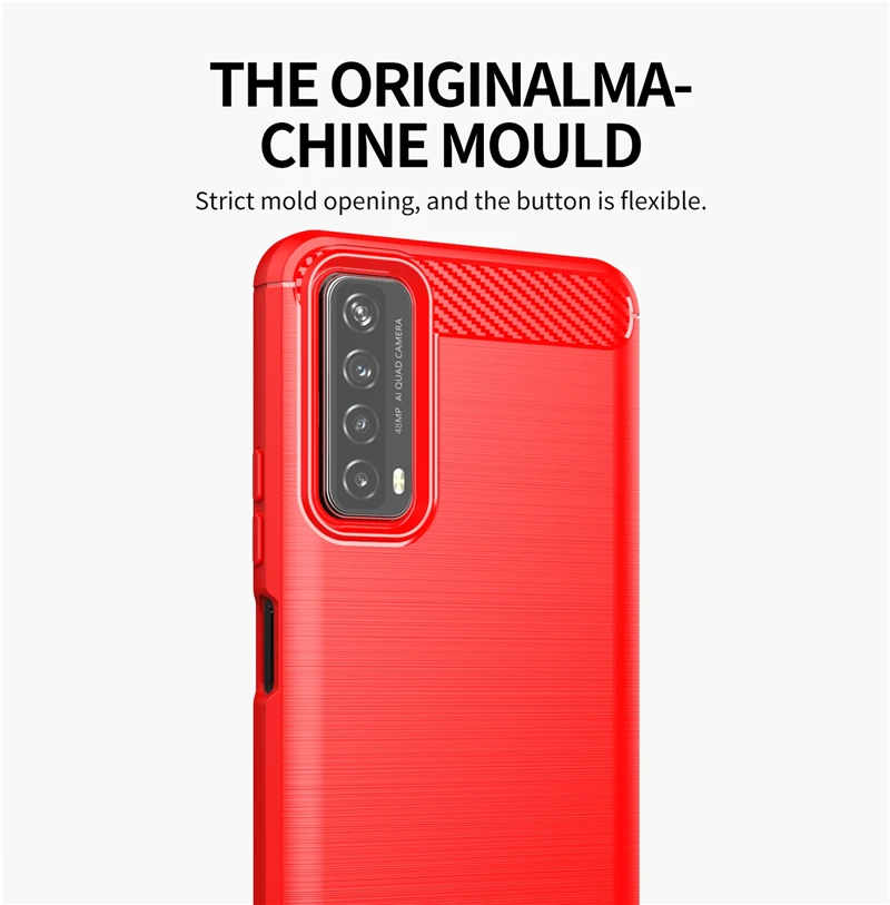For Cover Huawei Y7A Case For Huawei Y7A Coque Protective Shockproof Silicone Bumper Cover For Huawei P Smart 2021 Y7A Fundas