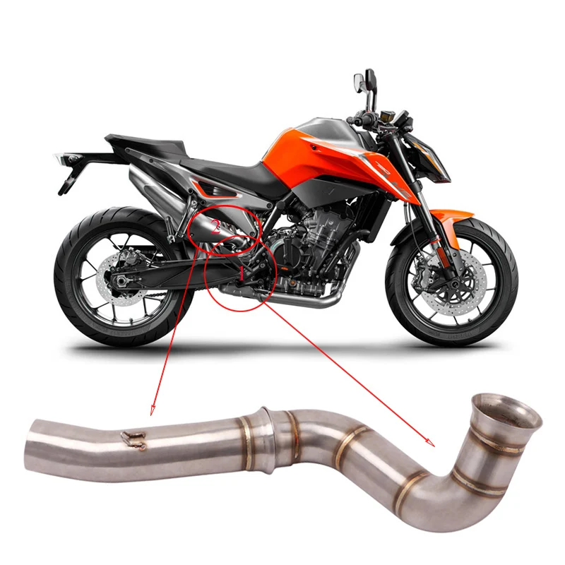 Выхлопная система для мотоцикла среднее звено Модифицированная Удаленная