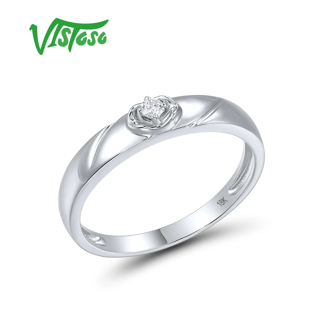 

Женское и мужское ювелирное изделие из белого золота 750 пробы