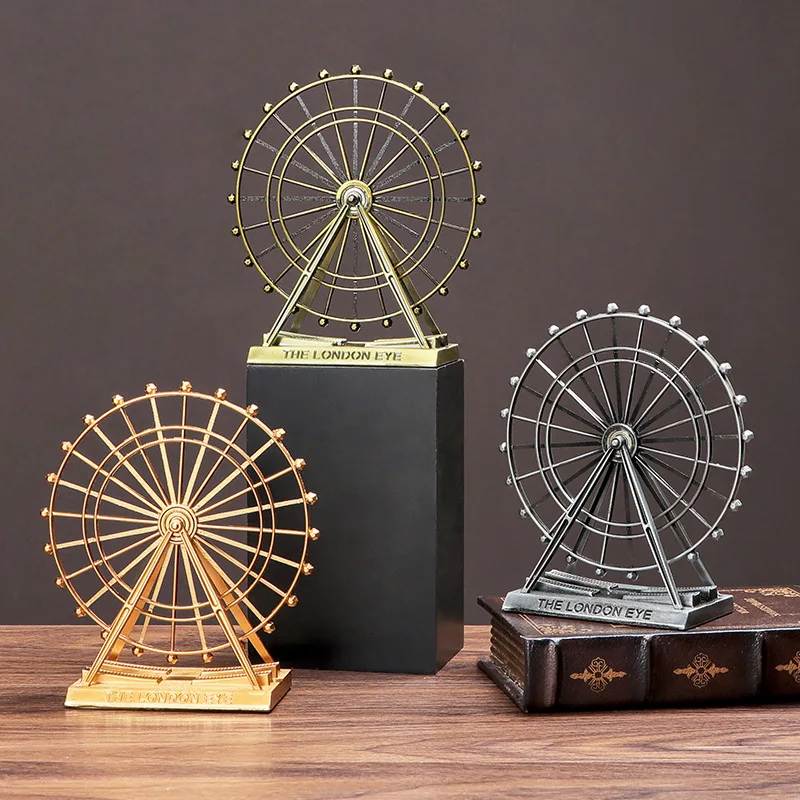 

Nordic Rotatable DIY 3D Ferris Metal Building Toy Birthday Gift for Children Adult Table Decoration