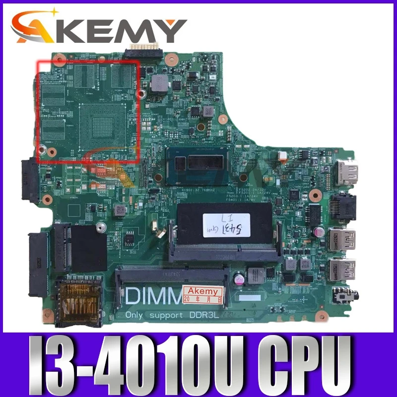 

Оригинальная материнская плата для ноутбука DELL Inspiron 14R 5437 3437 Core I3-4010U материнская плата CN-0Y3JGV 0Y3JGV 12307-1 SR16Q