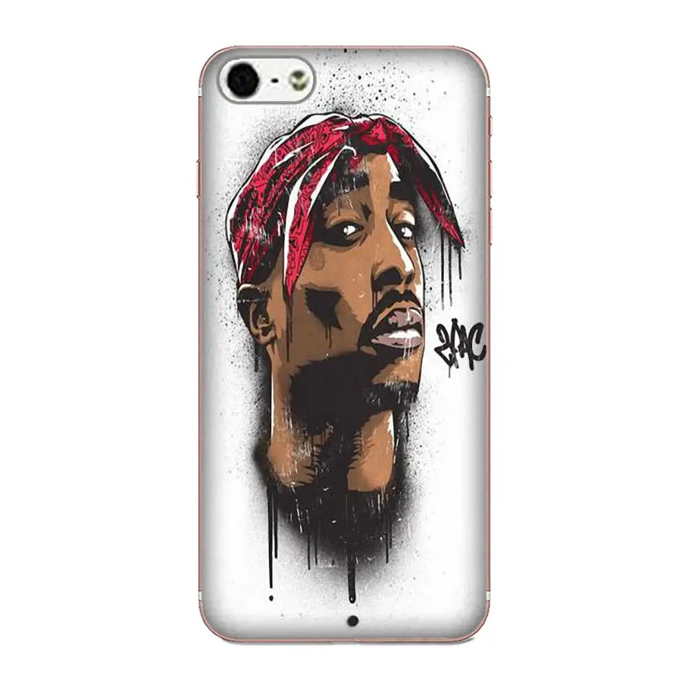 2pac Tupac Shakur мягкие чехлы для телефонов Huawei Honor Mate 7 7A 8 9 10 20 V8 V9 V10 V30 P40 G Lite Play Mini Pro P