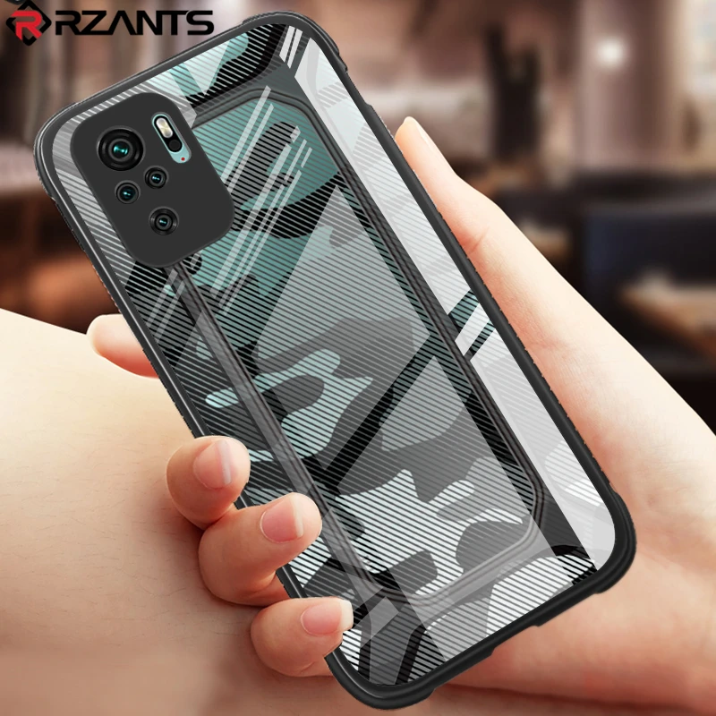 Чехол Rzants для Xiaomi Redmi Note 10 10S Pro Max мягкий чехол с единорогом камуфляжная задняя