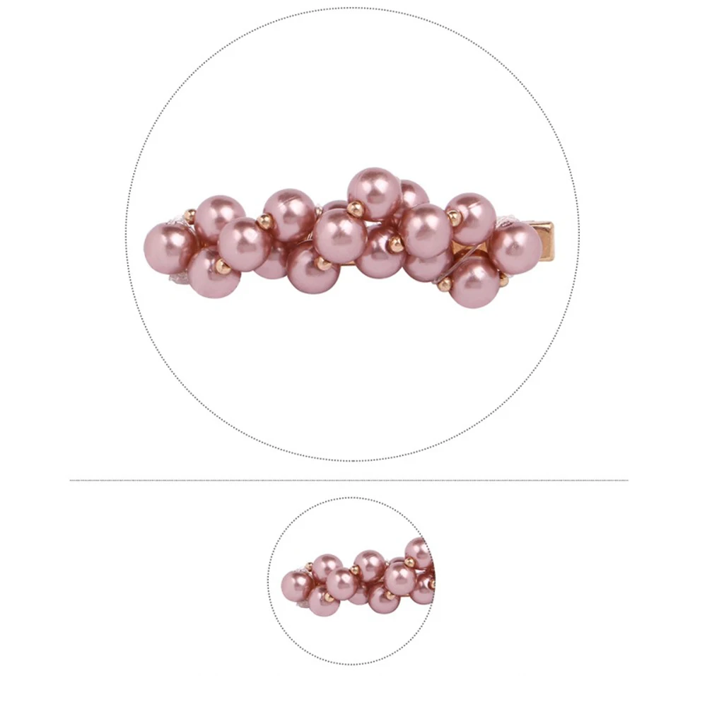 

Fashionable Hair Temperament Imitation Pearl Charm Fashion High-end Hairpin Hair Clips