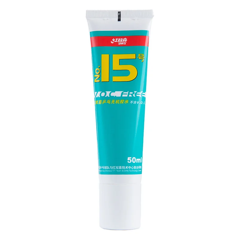 

DHS No.15 клей без VOC (последняя дата производства) 50 мл клей для воды для настольной теннисной ракетки аксессуары для пинг-понга, одобрено ITTF