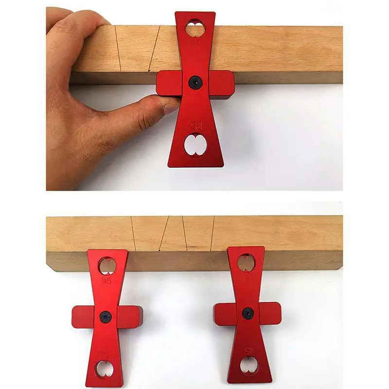 2 шт. направляющий маркер Dovetail из алюминиевого сплава для деревянных соединений