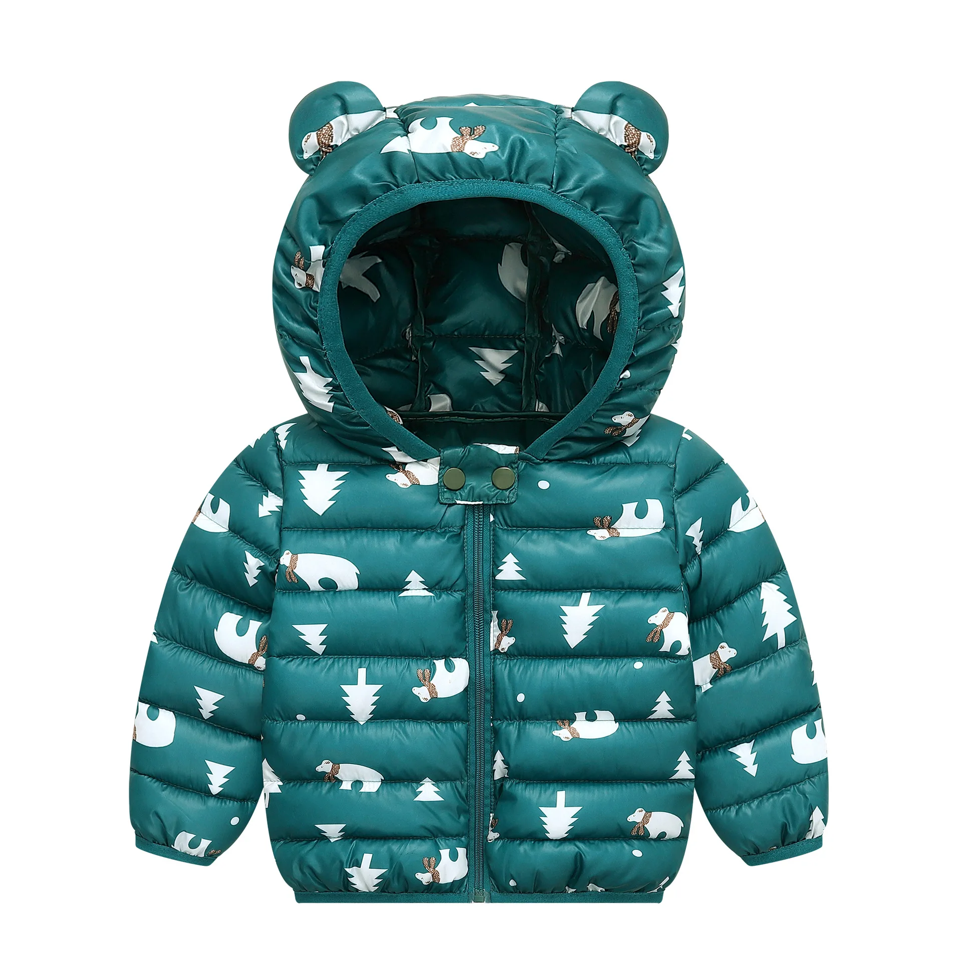 Детская зимняя куртка Новинка осени 2019 пуховая хлопковая одежда с мультяшным