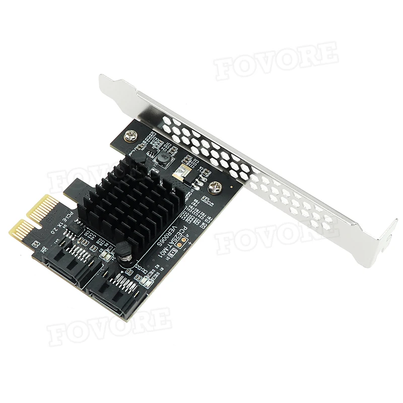 pci e sata адаптер pcie на 2 порта sata 3 адапте