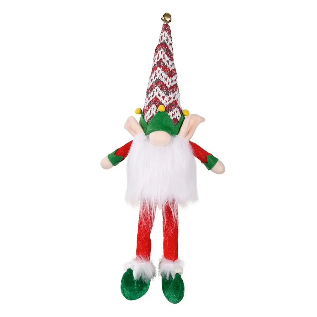 

Рождественский эльф плюшевые гномы Украшения Со светодиодным светильник домашний люминесцентный Рудольф кукла украшение дома Рождество п...