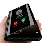 Умный зеркальный чехол для телефона Samsung Galaxy Note 10 A50 S10 S8 S9 Plus S10e A30 A10 A20 A40 A70 A7 A6 J6 J4 plus 2018, чехол