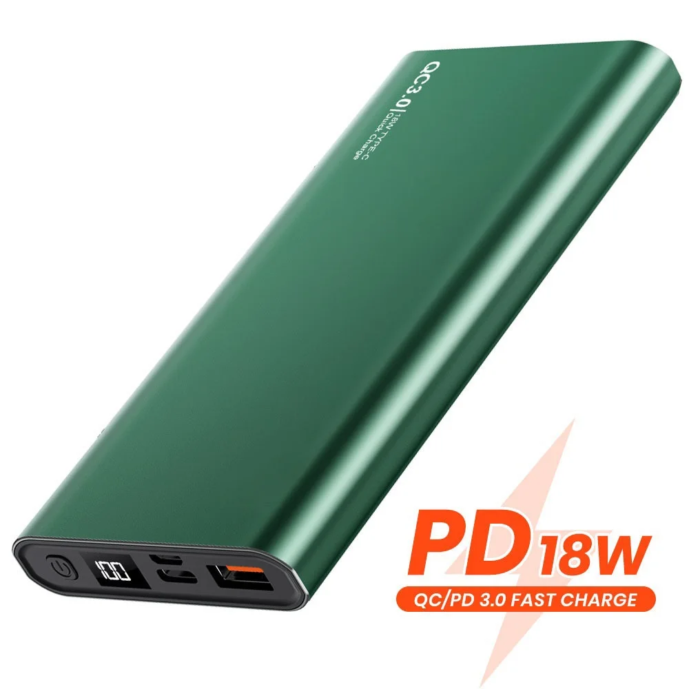 

Power Bank 10000mAh Portable Charger External Battery PowerBank PD Two-way Fast Charging PoverBank for Xiaomi mi