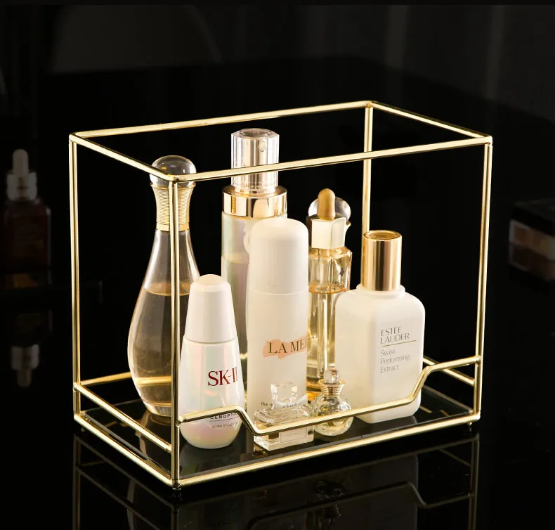 Роскошный органайзер для косметики в скандинавском стиле лоток хранения