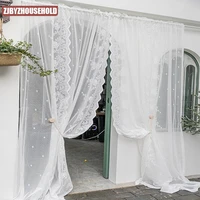 lace curtain for bedroom nordic style window screen for living room bedroom balcony study custom curtain