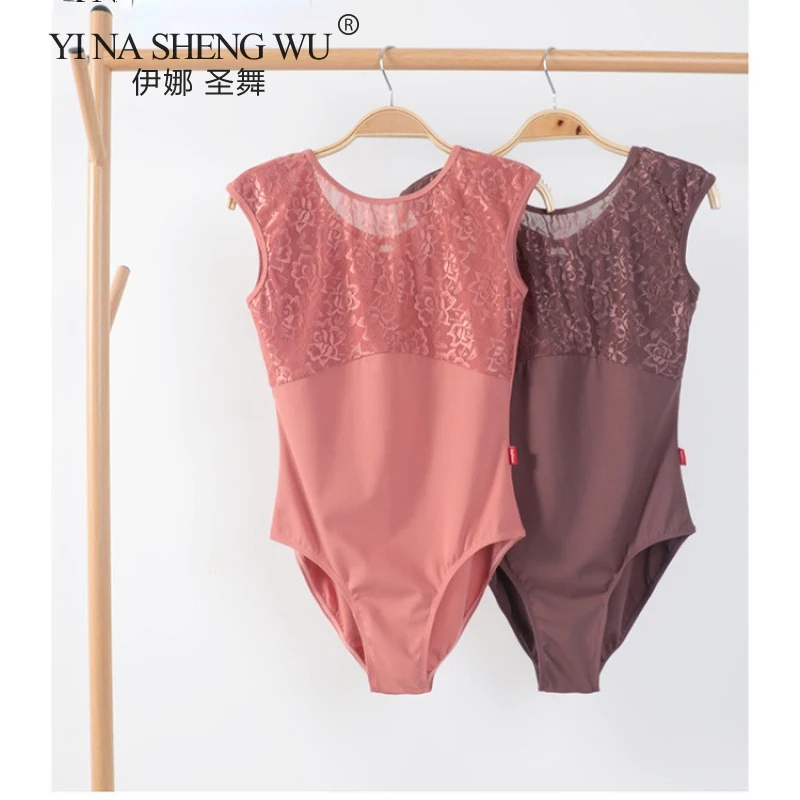 Балетки женские сетчатые тренировочные трико для гимнастики кружевное