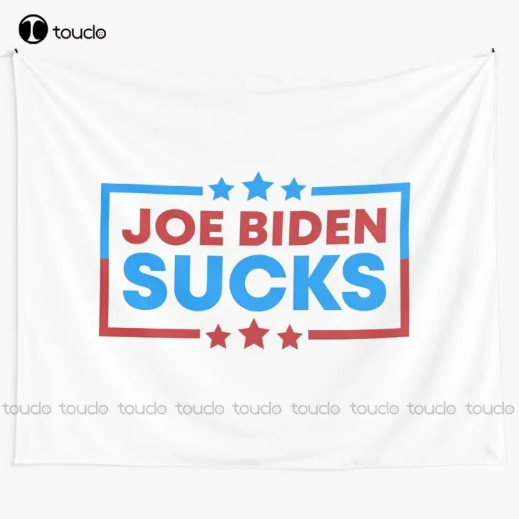 

New Joe Biden Sucks Funny Anti-Biden Election Political Tapestry Rapper Tapestry Blanket Tapestry Bedroom Bedspread Decoration