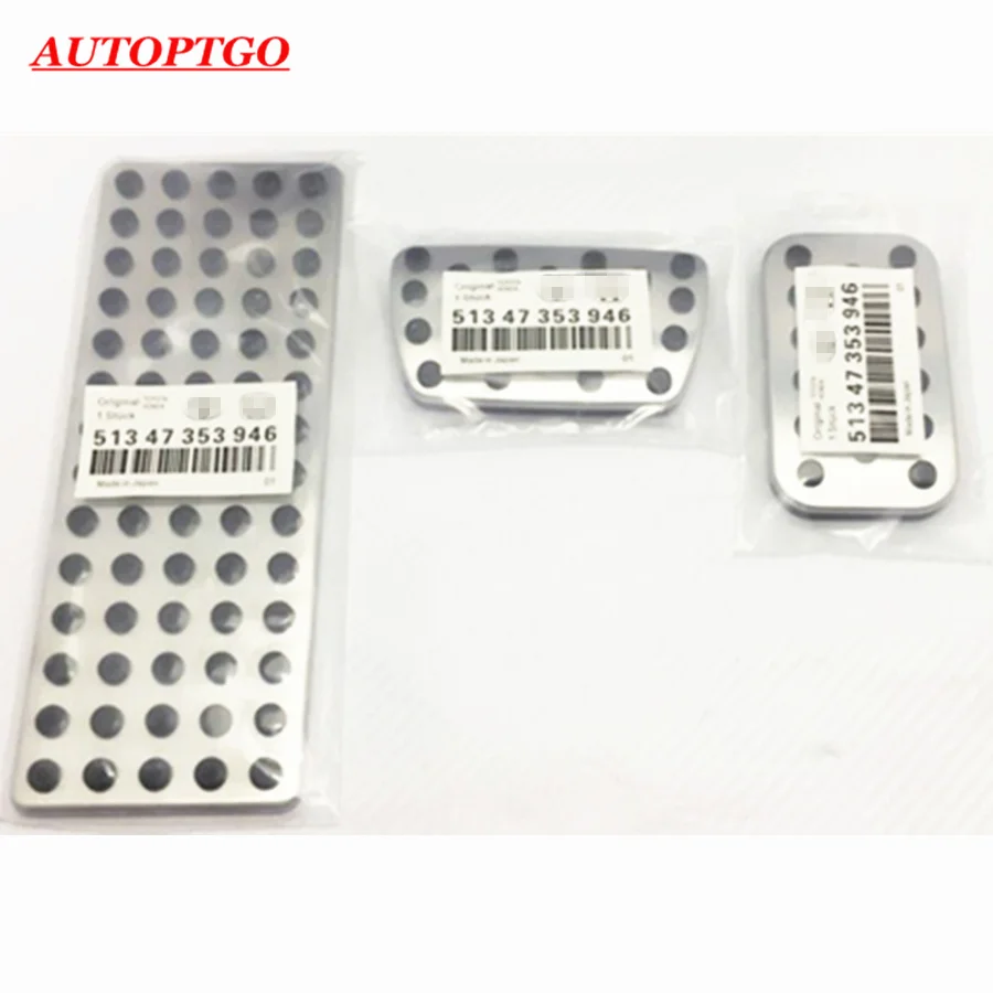 NO Drill AT Accelerator Gas Brake Pedal Pads For Honda Accord Civic CRV CR-V Odyssey Elysion Pilot Jade Car Styling Accessories |