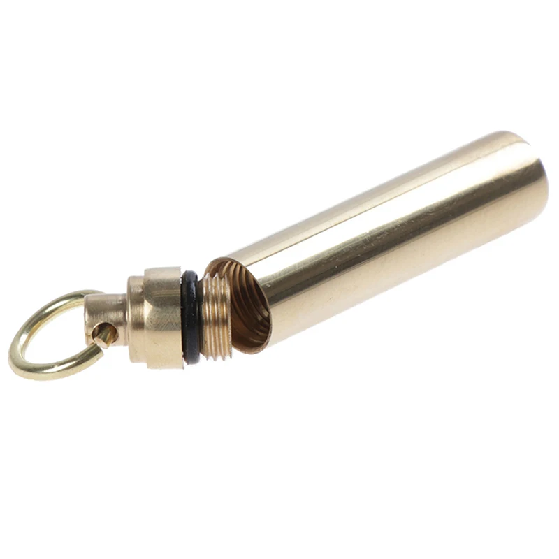 

Outdoor Brass Waterproof Seal Bottle Container Bonus Two Waterproof Ring