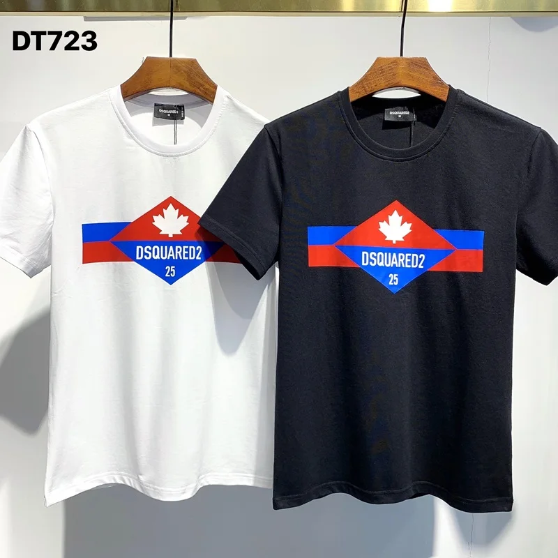 

2021 ss DSQUCOND2 Unisex Men Women Lovers Couple Style Fashion Cotton Short sleeve Round neck T-shirt boyfriend gift dt723