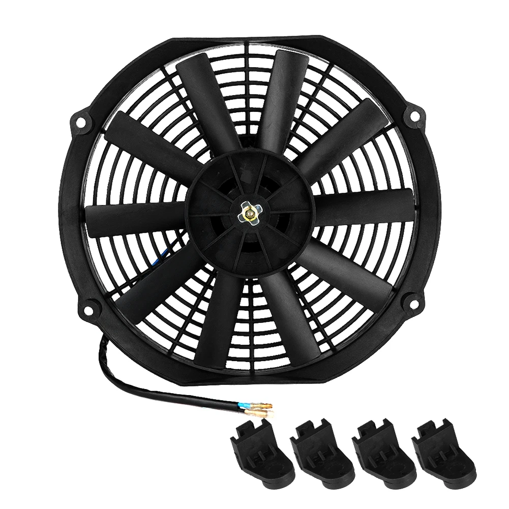 Universal Engine Cooling Fan 12in 12V 80W Car Air Conditioner Engine Electronic Cooling Fan Car Accessories Radiator cooling fan