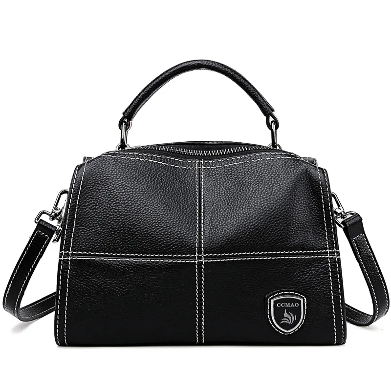 

satchels Genuine Leather Handbags 2021 New Large-capacity Messenger Shoulder Portable Fashion Purses and Handbags Luxury Cc Gg