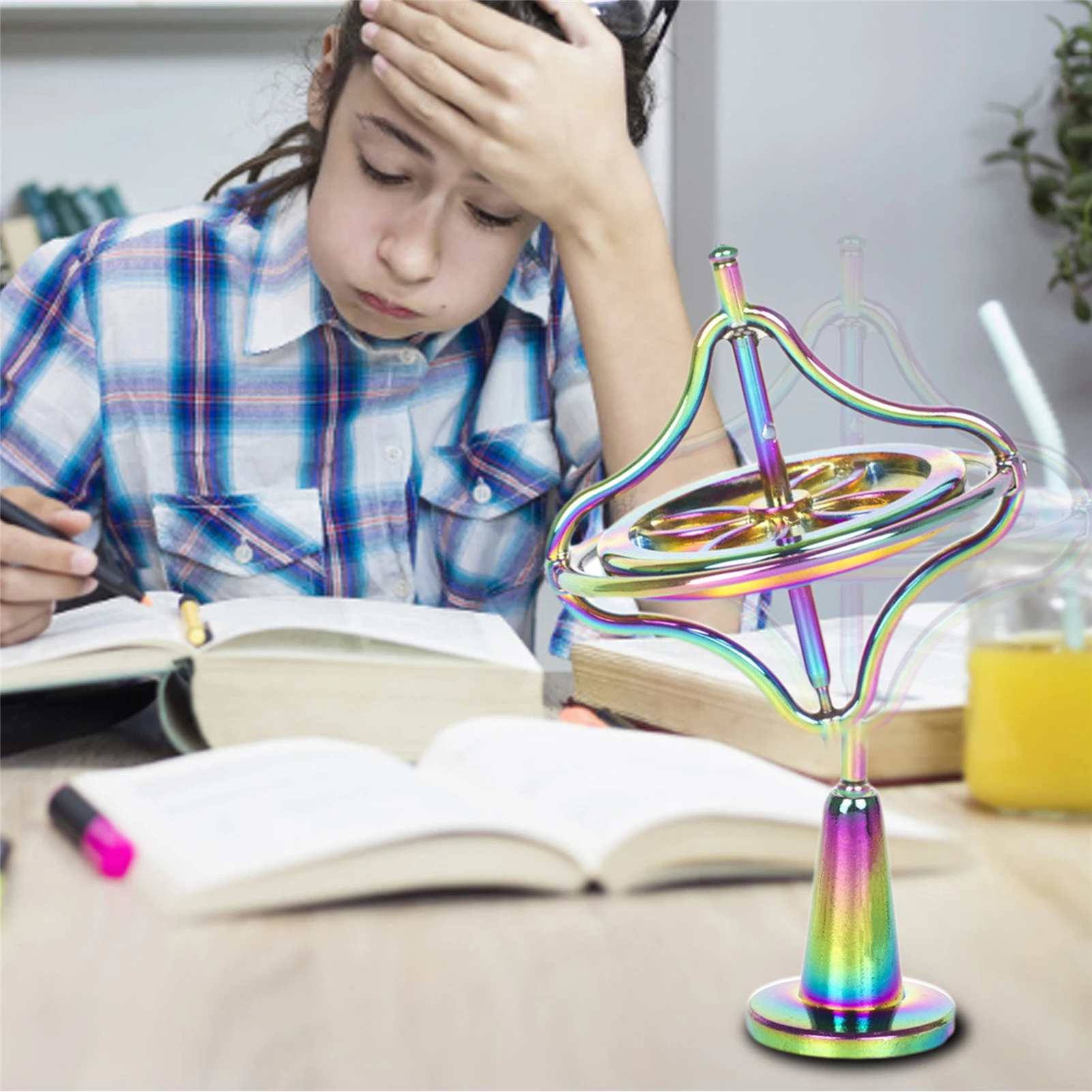 Творческий гироскоп для пальцев из металлического сплава декомпрессионный