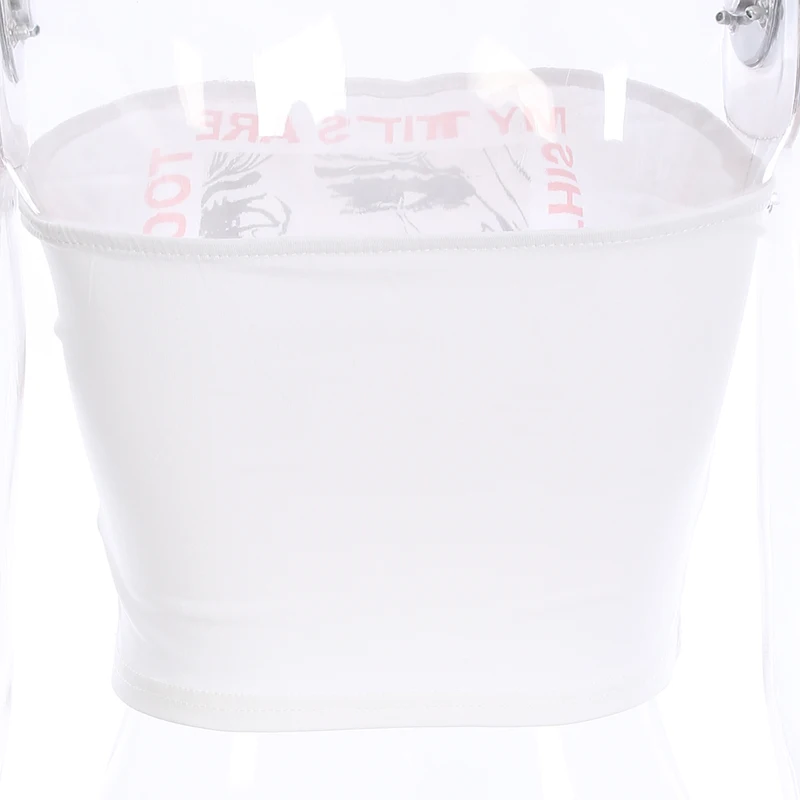 Женский топ без бретелей белый хлопковый бандо с узкой талией уличная одежда