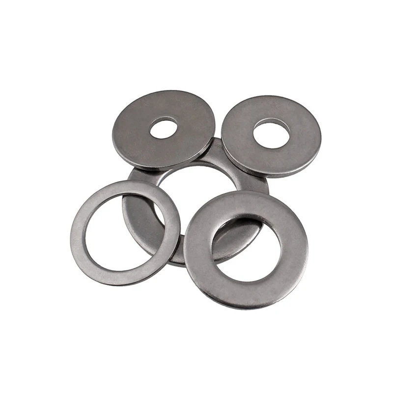 Оцинкованные белые цинковые плоские прокладки ультратонкие шайбы увеличение