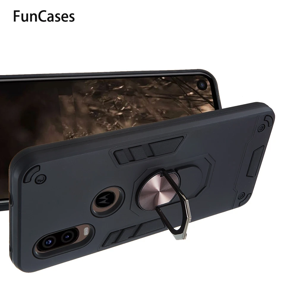 Чехлы для телефона Moto P40 роскошный силиконовый магнитный автомобильный