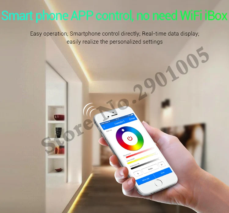 wifi 5 in 1 led strip controller WL5 dimmer DC12~24V can smart phone APP/remote control/Alexa/Google Assistant voice control