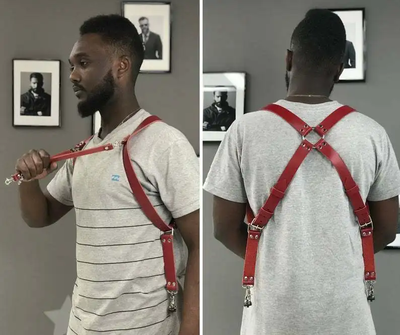 Мужской ремень с пряжкой для камеры винтажный в стиле милитари из искусственной