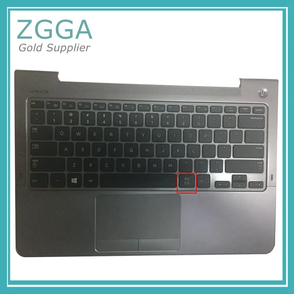 Упор для рук США клавиатура для samsung 530U3C NP530U3C NP530U3B NP535U3C 530U3B NP540U3 NP532U3C ноутбук замена крышки верхний чехол - Цвет: US Grey