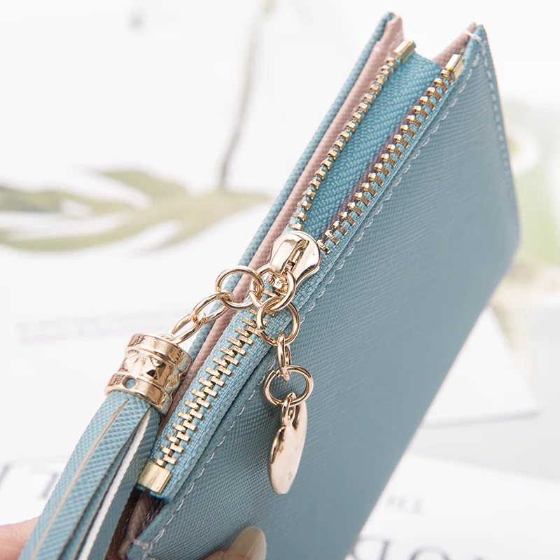 Маленький кожаный кошелек для женщин роскошные брендовые знаменитые женские