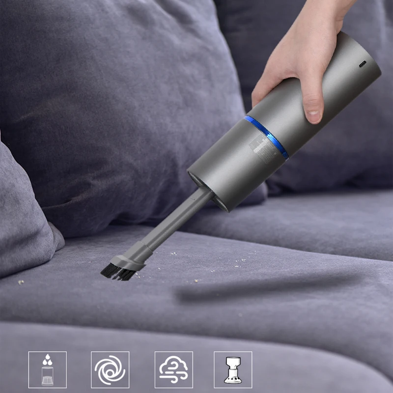 

Wireless Handheld Home Car Vacuum Cleaner Mini Portable Cordless Vacuum Cleaner Dual-Use USB Rechargeable Aspirateur