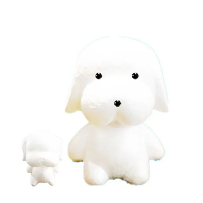 1 шт. пенополистирол кролик собака белая поделка для украшения вечеринки сделай
