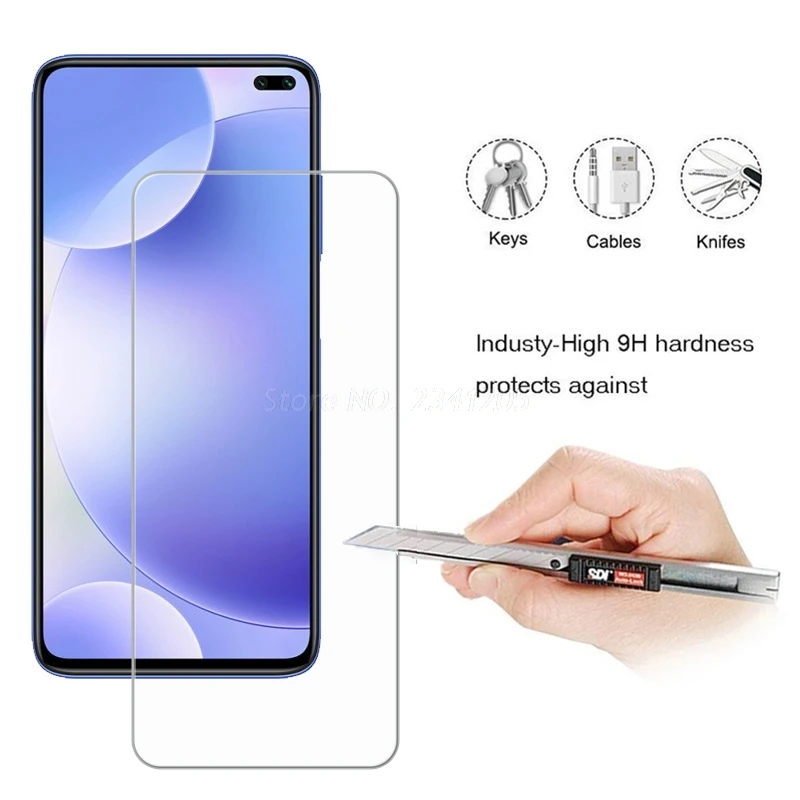 2-1PCS 9D Protective Phone Film For Xiaomi Redmi K30i Screen Protector RedmiK30 Pro Zoom Glass on Vidrio Templado Redmi Note 9S