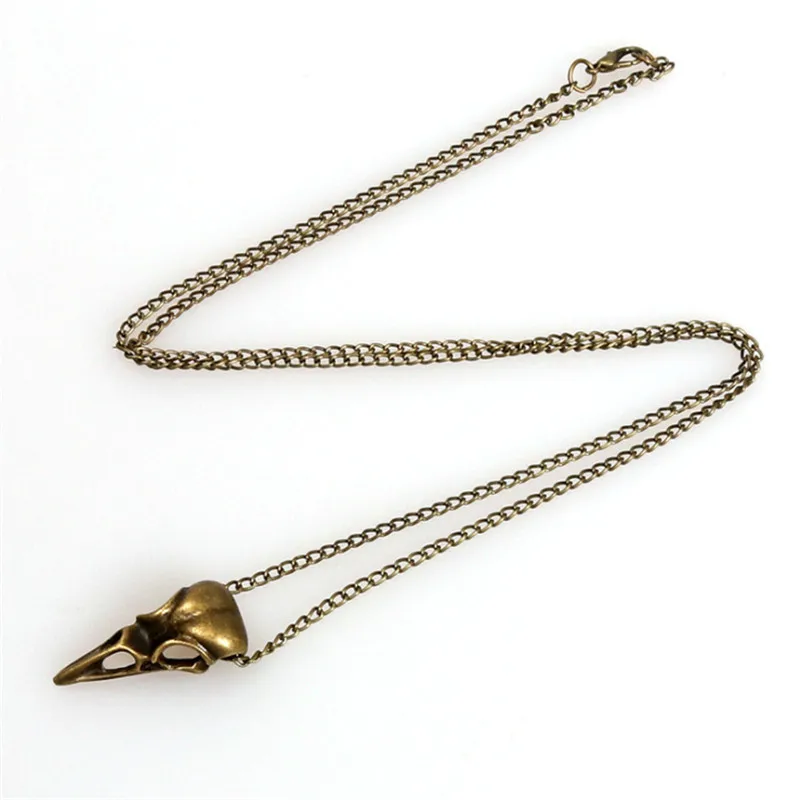 Мини ворон Череп искусственная Реплика Ворон волшебная ворона серебряный цвет