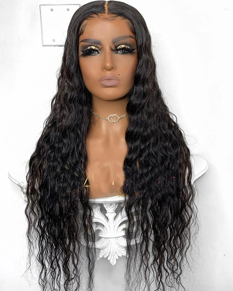 

Synthetic Wigs Afro Kinky Curly Wigs for Black Women Long Deep Wave Wigs Hair Heat Resistant Half Hand Tied Cosplaly Wigs Party