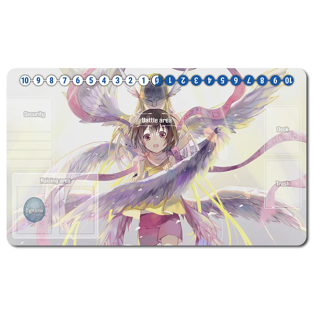 

781252 - Board Game DTCG Playmat Table Mat Size 60X35 cm Mousepad Play Mats Compatible for Digimon TCG CCG RPG
