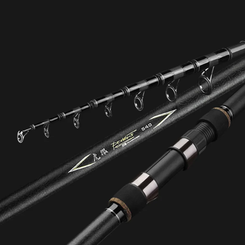 

High-quality super long-distance cast 2.4m 2.7m 3.0m 3.3m 3.6m carbon casting ultra-light telescopic hard-adjusted fishing rod