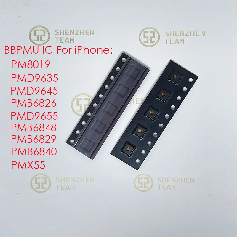 

SZteam 100% Original New PM8019 PMD9645 PMD9655 PMB6826 PMB6840 PMX55 BBPMU_RF baseband power IC for 6 7 8 X 11 12 XS XR XSMAX