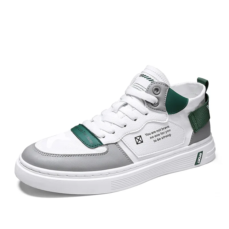 Men Skateboarding Shoes Fashion Light Casual Shoes Male Sports and Leisure Hard-wearing White Autumn 2021 New Men's Sneakers