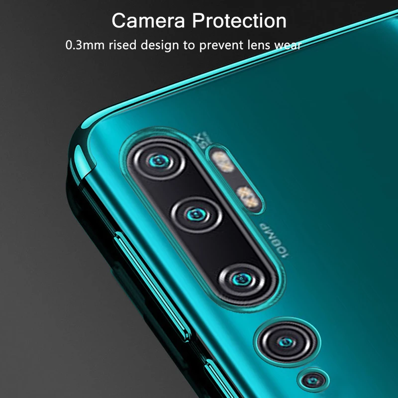 Чехол для телефона для Xiaomi Mi Note 10 чехол бампер силиконовый задний Прозрачный чехол для Xiaomi Mi CC9 Pro Note 10 Pro Чехол для глобальной версии