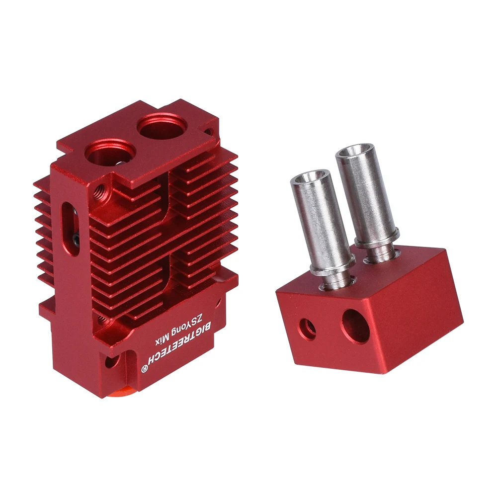 BIGTREETECH 2 в 1 из Hotend смешанные цвета Боуден экструдер части 3d принтер Hotend J-head 12 В/24 В 1,75 мм нити для Titan MK8