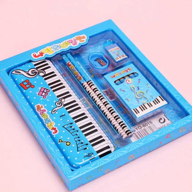 

Yisuremia Cartoon Kawaii Pencil Case Crayon Ruler Earser Sharpener 12 In 1 Stationery Set For Boy Girls Kids Gift School Student